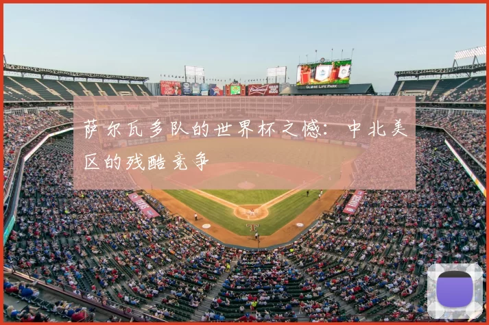 萨尔瓦多队的世界杯之憾:中北美区的残酷竞争
